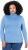 Ulla Popken Basic Long Sleeve Slim Fit Turtleneck Light Cornflower - Mikiny & mikiny s kapucí - 