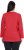 Ulla Popken Back To Basics V-Neck Relaxed Fit Cotton Tee Salsa Red - Trička - 