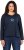 Ulla Popken Star Long Sleeve Graphic Tee Navy Blue - Potištěná trička pro ženy - 