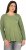 Ulla Popken Cold Dyed Sequined Heart Long Sleeve Tee Sage Green - Potištěná trička pro ženy - 