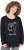 Ulla Popken Metallic Graphic Holiday Tee Black - Potištěná trička pro ženy - 