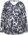 Ulla Popken Quick Drying Abstract Print Tee Black - Potištěná trička pro ženy - 