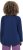Ulla Popken Inverted Seam Long Sleeve Graphic Tee Ink Blue - Trička - 