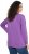 Ulla Popken Dream Rhinestone Lettering Long Sleeve Tee Light Plum - Potištěná trička pro ženy - 
