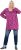 Ulla Popken Pleated Long Sleeve Floral Knit Tunic Summer Berry - Potištěná trička pro ženy - 