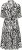 Kaffe Curve Alia Shirt Dress Black Chalk Animal - Midi šaty - 