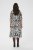 Kaffe Curve Alia Shirt Dress Black Chalk Animal - Midi šaty - 