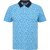 North Latitude Polo Pique Printed Turquoise TALL - TALL-velikosti - TALL-velikosti