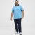 North Latitude Polo Pique Printed Turquoise TALL - TALL-velikosti - TALL-velikosti