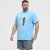 North Latitude T-Shirt Printed Turquoise - Trička - Trička nadměrné velikosti - 2XL-14XL