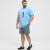 North Latitude T-Shirt Printed Turquoise - Trička - Trička nadměrné velikosti - 2XL-14XL