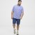 North Latitude Shirt Denim Printed Allover Blue - Košile - Košile 2XL-10XL