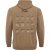 North Latitude Hoodie with Zipper Dark Sand TALL - TALL-velikosti - TALL-velikosti