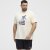 North Latitude T-Shirt Printed Off-White - Trička - Trička nadměrné velikosti - 2XL-14XL