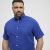 North Latitude Shirt Linen Cotton Short Sleeve Blue - Košile - Košile 2XL-10XL