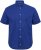 North Latitude Shirt Linen Cotton Short Sleeve Blue - Košile - Košile 2XL-10XL