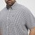 North Latitude Shirt Short Sleeve Checked Grey - Košile - Košile 2XL-10XL