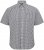 North Latitude Shirt Short Sleeve Checked Grey - Košile - Košile 2XL-10XL