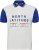 North Latitude Polo Short Sleeve Blue And White - Polokošile - Polokošile 2XL-8XL - Trička s límečkem 2XL-8XL