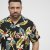 North Latitude Shirt Short Sleeve Printed Allover Black - Košile - Košile 2XL-10XL