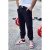 JP1880 Sweatpants Modern Fit Lightweight Black - PÁNSKÉ OBLEČENÍ MT-6XLT - TALL-velikosti