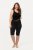 Ulla Popken Stretch Knit Bike Shorts Black - Ulla Popken - Ulla Popken plus size oblečení