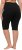 Ulla Popken Stretch Knit Bike Shorts Black - Džíny & Kalhoty ve Velkých Velikostech – Plus Size - 