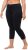 Ulla Popken Basic Stretch Knit Capris Navy - Džíny & Kalhoty ve Velkých Velikostech – Plus Size - 