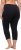 Ulla Popken Basic Stretch Knit Capris Navy - Džíny & Kalhoty ve Velkých Velikostech – Plus Size - 