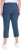 Ulla Popken Stretch Basic Bengaline Capri Pants Denim Blue - Džíny & Kalhoty ve Velkých Velikostech – Plus Size - 