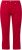 Ulla Popken Roll Tab Hem Stretch Cargo Pants Red - Džíny & Kalhoty ve Velkých Velikostech – Plus Size - 
