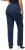 Ulla Popken Straight Leg Elastic Waist Mandy Fit Stretch Jeans Denim Blue - Džíny & Kalhoty ve Velkých Velikostech – Plus Size - 