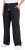Ulla Popken Drawstring Elastic Waist Mary Fit Linen Pants Black - Džíny & Kalhoty ve Velkých Velikostech – Plus Size - 
