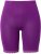 Ulla Popken Lace Hem Stretch Viscose Knit Bicycle Length Lounge Shorts Purple - Džíny & Kalhoty ve Velkých Velikostech – Plus Size - 