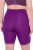 Ulla Popken Lace Hem Stretch Viscose Knit Bicycle Length Lounge Shorts Purple - Džíny & Kalhoty ve Velkých Velikostech – Plus Size - 