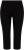 Ulla Popken Mony Stretch Capri Pants Black - Džíny & Kalhoty ve Velkých Velikostech – Plus Size - 