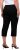 Ulla Popken Mony Stretch Capri Pants Black - Džíny & Kalhoty ve Velkých Velikostech – Plus Size - 