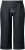 Ulla Popken Cool Linen Elastic Waist Capri Pants Black - Džíny & Kalhoty ve Velkých Velikostech – Plus Size - 