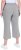 Ulla Popken Cool Linen Elastic Waist Capri Pants Light Grey Melange - Džíny & Kalhoty ve Velkých Velikostech – Plus Size - 