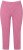Ulla Popken Check Bengaline Slim Leg Sienna Fit Stretch Crop Pants Pale Lilac - Džíny & Kalhoty ve Velkých Velikostech – Plus Size - 