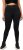 Ulla Popken High Waist Quick Dry Recycled Stretch Leggings Black - Džíny & Kalhoty ve Velkých Velikostech – Plus Size - 