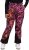 Ulla Popken Hyprar Rose Print Fully Lined Ski Pants Orange - Džíny & Kalhoty ve Velkých Velikostech – Plus Size - 