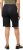 Ulla Popken Frayed Hemline Elastic Waistband Bermuda Shorts Black - Džíny & Kalhoty ve Velkých Velikostech – Plus Size - 
