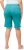 Ulla Popken Frayed Hemline Elastic Waistband Bermuda Shorts Bright Turquoise - Džíny & Kalhoty ve Velkých Velikostech – Plus Size - 