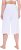 Ulla Popken Wide Leg Flared Bermuda Shorts White - Džíny & Kalhoty ve Velkých Velikostech – Plus Size - 