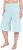 Ulla Popken Wide Leg Flared Bermuda Shorts Blue - Džíny & Kalhoty ve Velkých Velikostech – Plus Size - 