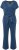 Ulla Popken Wrap Look Short Sleeve Denim Jumpsuit Blue - Džíny & Kalhoty ve Velkých Velikostech – Plus Size - 