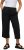 Ulla Popken Cropped Ruby Fit Pants Black - Džíny & Kalhoty ve Velkých Velikostech – Plus Size - 