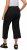 Ulla Popken Cropped Ruby Fit Pants Black - Džíny & Kalhoty ve Velkých Velikostech – Plus Size - 