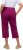 Ulla Popken Cropped Ruby Fit Pants Magnolia Red - Džíny & Kalhoty ve Velkých Velikostech – Plus Size - 